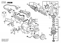 Bosch 0 601 851 903 Gws 21-180 Jh Angle Grinder 230 V / Eu Spare Parts